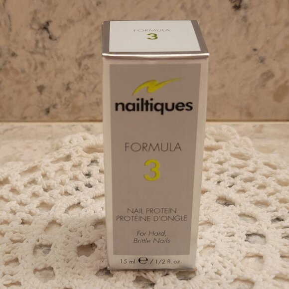 NAILTIQUES NAIL POLISH PROTEIN TREATMENT 1/2 OZ. SET OF 3 FORMULA 1, 2, 3 NEW! - Picture 8 of 8